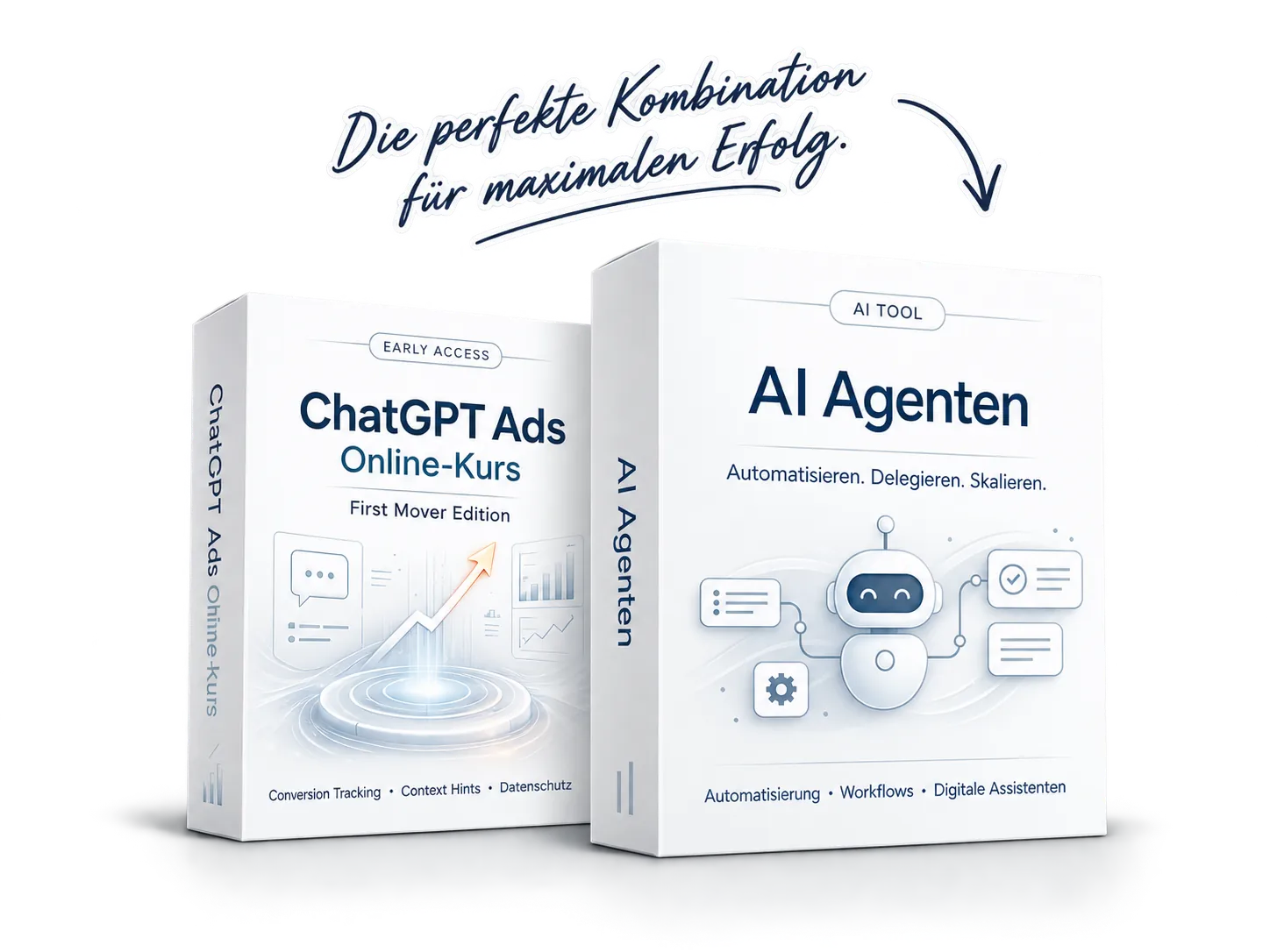 Kombination aus ChatGPT Ads Kurs und AI Agent